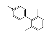 4-(2,6-dimethylphenyl)-1-methylpyridin-1-ium结构式