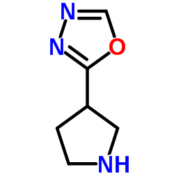 2-(3-Pyrrolidinyl)-1,3,4-oxadiazole Structure