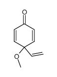 2,5-Cyclohexadien-1-one,4-ethenyl-4-methoxy-(9CI) Structure