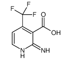 2-氨基-4-(三氟甲基)烟酸结构式