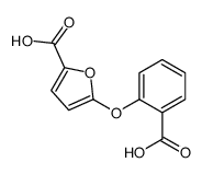5-(2-carboxyphenoxy)furan-2-carboxylic acid结构式