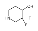 3,3-二氟哌啶-4-醇结构式