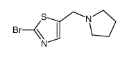 2-bromo-5-(pyrrolidin-1-ylmethyl)-1,3-thiazole Structure