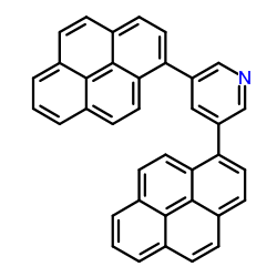 3,5-Di(1-pyrenyl)pyridine Structure