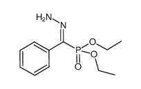 diethyl (hydrazono(phenyl)methyl)phosphonate结构式