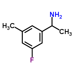 1-(3-Fluoro-5-methylphenyl)ethanamine Structure