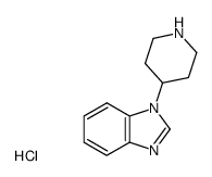 1-(4-Piperidinyl)-1H-benzimidazole*2HCl Structure