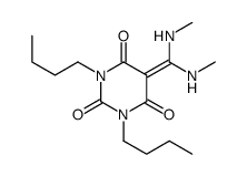 5-(Bis-Methylamino-Methylene)-1,3-dibutyl-pyrimidine-2,4,6(1H, 3H, 5H)-trione结构式