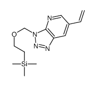 3-(2-TriMethylsilanyl-ethoxyMethyl)-6-vinyl-3H-[1,2,3]triazolo[4,5-b]pyridine Structure