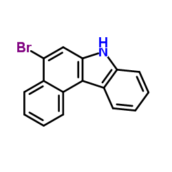 5-bromo-7H-benzo[c]carbazole structure