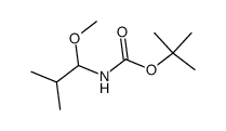 Carbamic acid, (1-methoxy-2-methylpropyl)-, 1,1-dimethylethyl ester (9CI)结构式