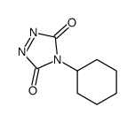 4-cyclohexyl-1,2,4-triazole-3,5-dione结构式
