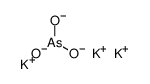 tripotassium,trioxidoarsane Structure