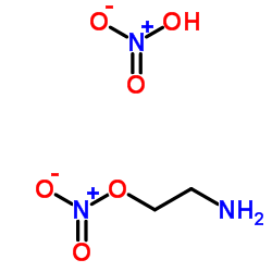 2-Aminoethyl nitrate nitrate (1:1) Structure