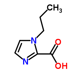 1-Propyl-1H-imidazole-2-carboxylic acid结构式