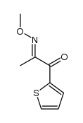 (E)-2-(methoxyimino)-1-(thiophen-2-yl)propan-1-one Structure