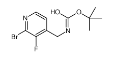 tert-butyl (2-bromo-3-fluoropyridin-4-yl)Methylcarbamate结构式