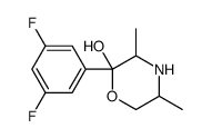 2-(3,5-Difluorophenyl)-3,5-dimethyl-2-morpholinol Structure