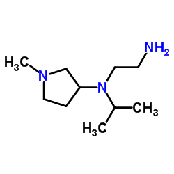 N-Isopropyl-N-(1-methyl-3-pyrrolidinyl)-1,2-ethanediamine Structure
