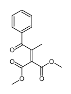 dimethyl 2-(1-oxo-1-phenylpropan-2-ylidene)propanedioate结构式