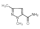 1,3-DIMETHYL-1H-PYRAZOLE-5-CARBOXAMIDE structure