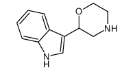 2-(1H-indol-3-yl)morpholine structure