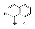 8-chloroisoquinolin-1-amine结构式