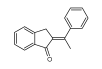 E-2-(α-methylbenzylidene)-1-indanone Structure