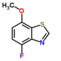 4-Fluoro-7-methoxy-1,3-benzothiazole结构式