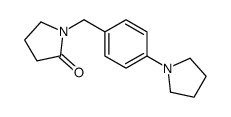 1-(p-Pyrrolizinobenzyl)-2-pyrrolidone结构式
