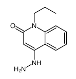 4-hydrazinyl-1-propylquinolin-2-one Structure