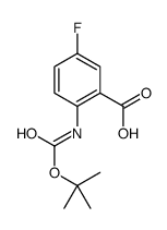 BOC-2-AMINO-5-FLUOROBENZOIC ACID structure