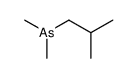 dimethyl(2-methylpropyl)arsane Structure