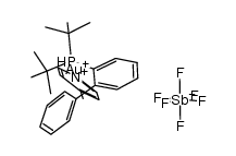 Au(4-picoline)(tBu)2P(C6H4C6H5)结构式