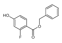 benzyl 2-fluoro-4-hydroxybenzoate结构式