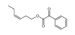 (Z)-3-hexenyl 2-oxo-2-phenylacetate结构式