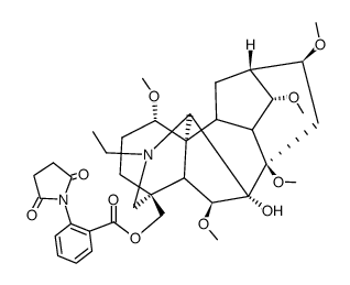 8-O-methyllycaconitine Structure