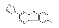 3-(1H-Imidazol-1-yl)-5,8-dimethyl-5H-1,2,4-triazino(5,6-b)indole picture