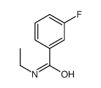 N-乙基-3-氟苯甲酰胺结构式
