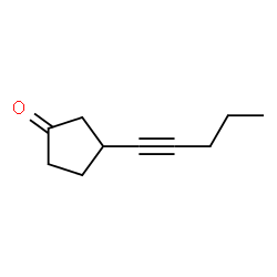 Cyclopentanone, 3-(1-pentynyl)- (9CI) picture