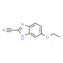 1H-Benzimidazole-2-carbonitrile,5-ethoxy-(9CI) Structure