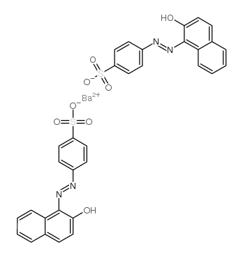 barium bis[4-[(2-hydroxy-1-naphthyl)azo]benzenesulphonate] Structure