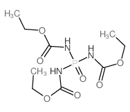 6-Oxa-2,4-diaza-3-phosphaoctanoicacid, 3-[(ethoxycarbonyl)amino]-5-oxo-, ethyl ester, 3-oxide结构式