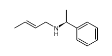 N-[(S)-1-phenyleth-1-yl]-N-[2(E)-buten-1-yl]amine结构式