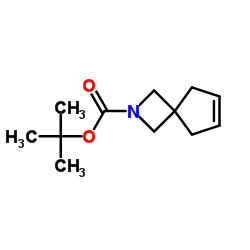 2-氮杂螺[3.4]辛-6-烯-2-羧酸叔丁酯结构式