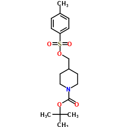 1-N-BOC-4-(4-甲基苯磺酰氧甲基)哌啶图片
