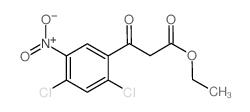 Ethyl 3-(2,4-dichloro-5-nitrophenyl)-3-oxopropanoate结构式
