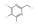 4,5,6-trichloro-2-(chloromethyl)pyrimidine结构式