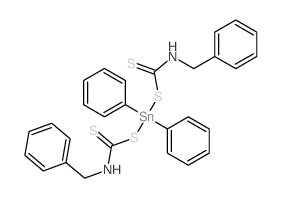 Stannane,bis[(benzylthiocarbamoyl)thio]diphenyl- (8CI) picture