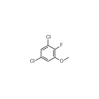 1,5-Dichloro-2-fluoro-3-methoxybenzene Structure